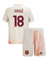 AS Roma Matias Soule #18 Venkovní dres pro děti 2024-25 Krátký Rukáv (+ trenýrky)